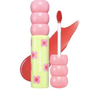 NEW Colorgram Fruity Glass Tint in 02 dewy grapefruit Korean beauty